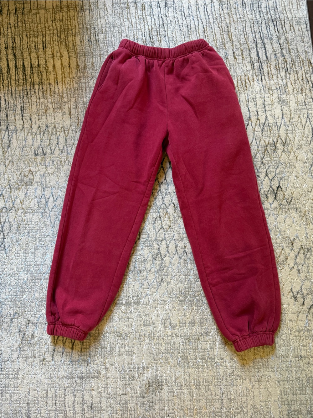 Automet burgundy sweat set Size S